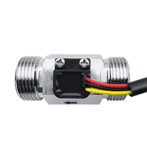 DN20 Stainless Steel Liquid Flow Sensor 2-45 L/Min G 3/4″ Water Flow Sensor Hall Flow Sensors for Drinking Water System