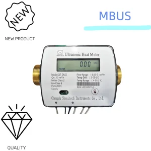 DN20 Static Ultrasonic Heat Flow Meter LCD Low Power Residential Radiator Pipeline Flow Calibration Instrument OEM Custom Logo