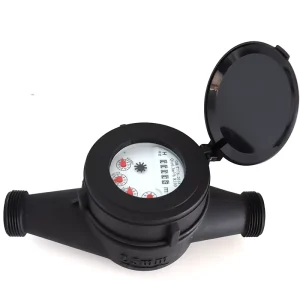 DN25 1 Inch IP68 Rated Plastic Dry Dial Water Meter with Nylon Body Corrosion Resistant