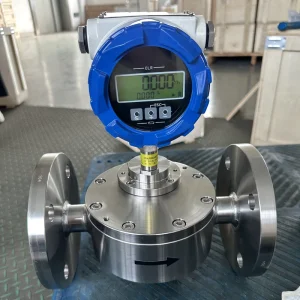 DN25 1 Inch SS304 Micro Gear Flow Meter Water Oil High Accuracy Support Pulse 4 20mA RS485 Modbus OEM Flow Meter