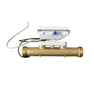 DN25 Domestic Brass Digital Ultrasonic Water Meter with Wired M Bus RS485 Remote Reading