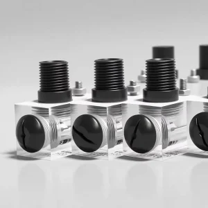 DN25 Internal Thread Panel Type Plastic Variable Area Liquid Flow Meter OEM for Water Flow Measurement and Control System