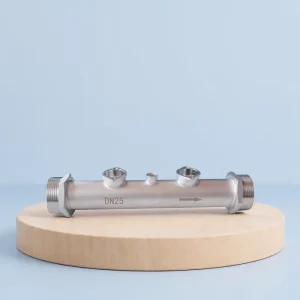 DN25 L=225MM Thread Ultrasonic Water Meter Pipe Fitting 306 Stainless Steel Paired Transducers OEM +/-0.2% Accuracy 1 Year