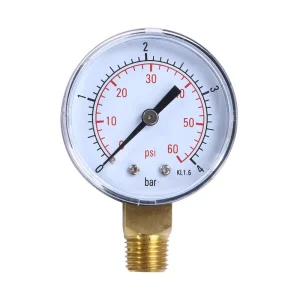 DN50 Stainless Steel Pressure Gauge Industrial Hydraulic Air Water Pressure Meter