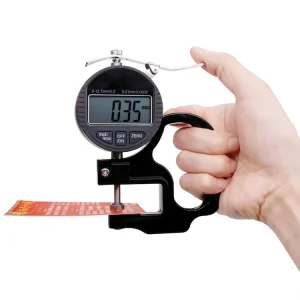 DQL Percentage Micrometer Thickness Gauge 10mm 0 12.7mm 0.001mm 0.01mm