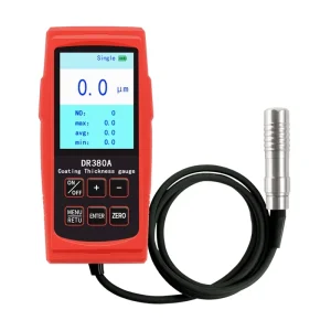DR380A Coating Thickness Gauge with four functions maximum value minimum value average value and number of measurements