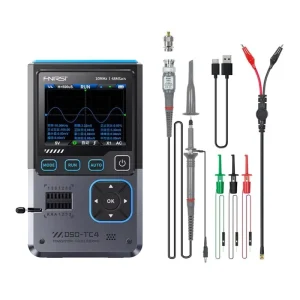 DSO TC4 10MHz Three in One Oscilloscope Signal Generator Transistor Detection 2.8 inch TFT Color Screen
