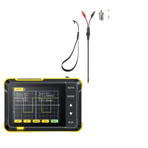 DSO152 2.5MSa/s 200KHz Analog Bandwidth 800 VPP with PWM Output Handheld Mini Portable Oscilloscope P6100 with Probe