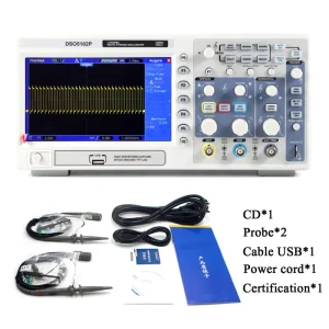DSO5102P Digital Oscilloscope 100MHz 2Channels 1GSa s Real Time Sample Rate 7 Inch