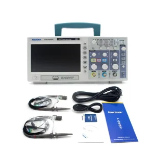 DSO5202P 200MHz Portable Digital Oscilloscope Diagnostic Tool with 2 Channels PC USB LCD Plastic Bandwidth