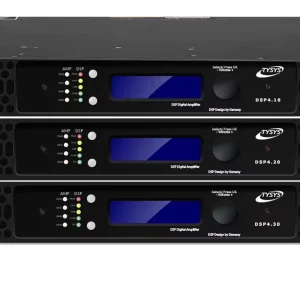 DSP Digital Professional Stereo Audio Amplifier 4 Channel 1U for Professional Stage Sound Equipment