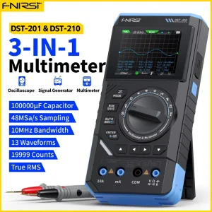 DST 210 Multimeter 19999 Count 0 50Khz Oscilloscope Signal Generator 3 in 1 Electronic Repair Detection Tool
