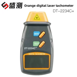 DT 2234C+ Handheld Digital Tachometer Speedometer and Laser Velocimeter