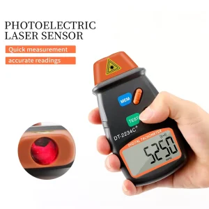DT-2234C+ LCD Speedometer Digital Tachometer Speed Meter Tester Laser Tachometer Gauge