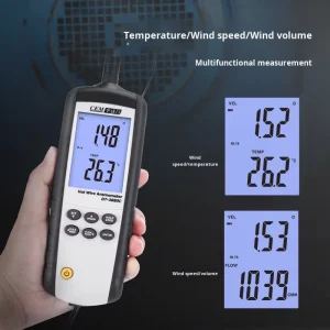 DT-3880C Flexible High-Precision Anemometer for Wind Speed Temperature Volume Measurement