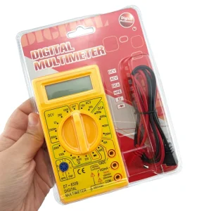 DT 830B Digital Multimeter Portable Handheld Multimeter for AC DC Voltage Current Resistance Transistor Testing