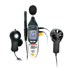 DT 859B Multifunctional Environmental Meters 5 in 1 Test Type K Temperature Humidity Luminosity