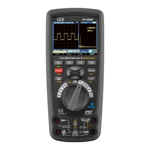 DT 9989 50000 Counts 2 1 High Accuracy Professional Digital Multimeter Oscilloscope 20MHz Bandwidth IP67 Waterproof