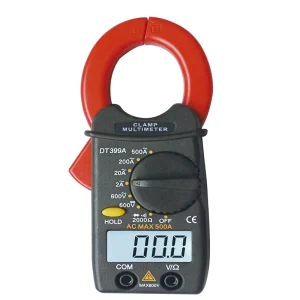 DT399A High Precision Counting Automatic Range Digital Clamp Meter Resistance 2000 Resistance Range 0.1 600V Voltage