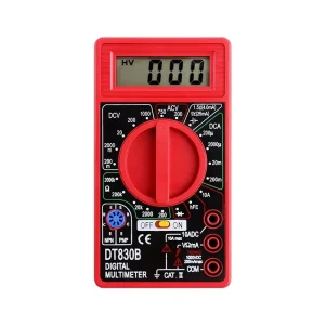 DT830B Digital Multimeter Small Automatic Full automatic Multi function Table Pocket Miniature Electrician Household Multimeter