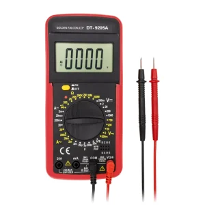 DT9205 Digital Multimeter AC DC Ammeter Volt Ohm Tester Meter Multimetro LCD Display Multimeter