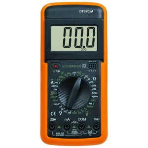 DT9205A AC DC Voltage Tester Current Meter Digital Smart Multimeter Resistance Tester Pocket Multimeter