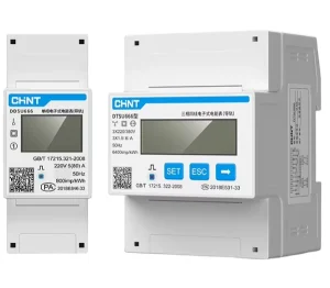 DTSU666 RS485 220V 380V 5 80A Electronic Energy Meter Power Meter Smart kWh Meter Watt Meter 33V 20A With CE for EU