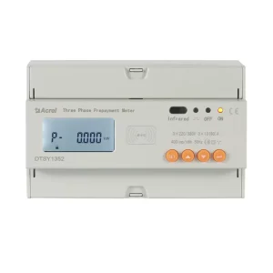 DTSY1352 RS485 Communication Three Phase Prepaid Meter for Building Energy System