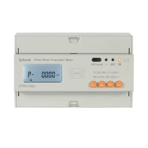 DTSY1352 Three Phase LCD Display Voltage Current Energy Monitoring Prepayment Power Meter