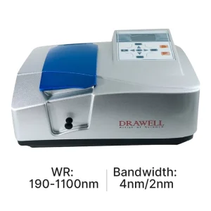 DV 8200 Lab Vis Spectrophotometer 0.2nm Resolution USB RS232 Visible Spectrophotometer for Quantitative Analysis