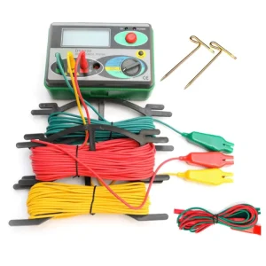 DY4100 Digital Earth Ground Resistance Tester Meter 0~20 200 2000ohm
