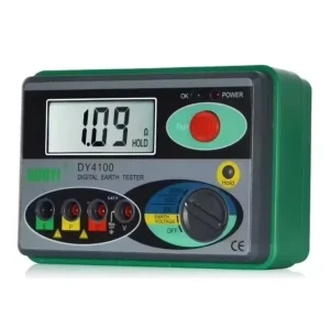 DY4100 Ground Resistance Tester 0-2000 Ohm Megohmmeter Earth Surface Resistance Meter with IP55 Protection 2% Accuracy