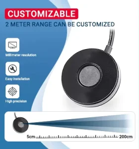 DYP-U02 External 3M Adhesive Tape Non-contact Ultrasonic Fuel Tank Oil Level Sensor for Liquid Storage Tank Level Measurement