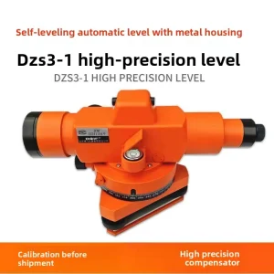 DZS3-1 High Precision 0.05% Accuracy Auto Level 100m Measuring Range Metal Laboratory Measuring Instrument