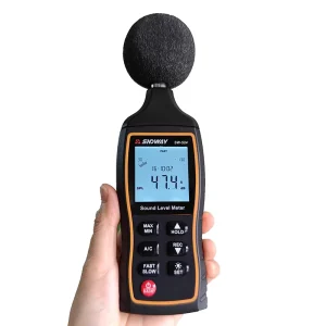 Decibel Meter Data Logger Professional Sound Level Meter Noise Meter with 30dB To130dB Data Record
