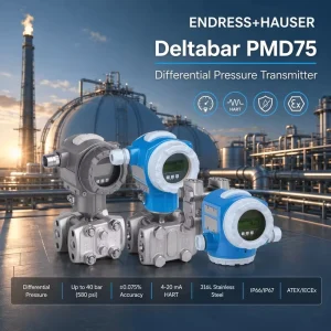 Deltabar PMD75 HART 4 20mA Pressure Sensor Process Instrument Differential Pressure Transmitter