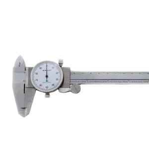 Dial Caliper 0-6 Inch 0.001inch Precision Double Shock Proof Solid High Carbon Steel