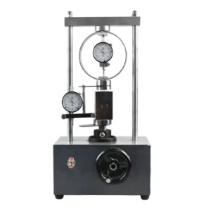 Dial Gauge 0.6KN Prove Ring Soil Unconfined Compression Testing Instrument UCT Test Apparatus