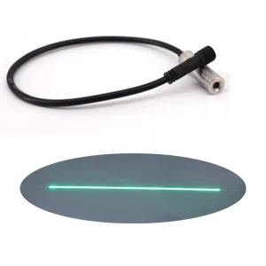 Diameter 12x40mm Green Line Laser IP67 with Waterproof Function 520NM Green Dot Line Optional 304 Stainless Steel Laser
