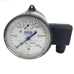 Differential Pressure Gauge With Integrated Working Pressure Indication (DELTA plus) Model DPG40
