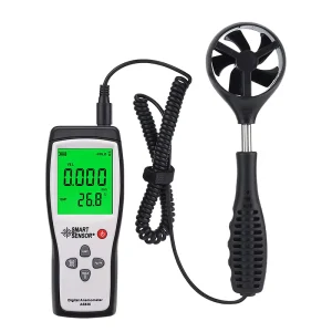 Digital Air Flow Meter AS836 Anemometer Wind Speed Meter Temperature 0.3-45m/s Wind Sensor Meter