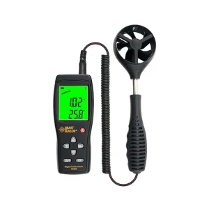 Digital Anemometer Anemograph with LCD Screen Wind Speed Temperature Measurement for HVAC SYSTEM