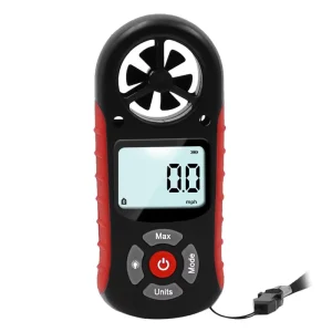 Digital Anemometer Handheld Wind Speed Meter for Measuring Wind Speed Temperature and Wind Chill With LCD Display Anemometro