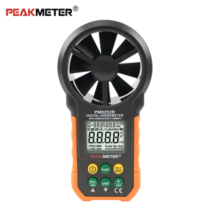 Digital Anemometer Price Professional Instruments Wind Speed Instrument Air Flow Meter with USB Temperature Humidity
