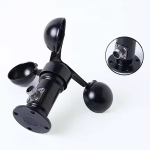 Digital Anemometer Wind Speed Sensor Meter Three Cup Anemometer RS485 0 20mA 0 5V