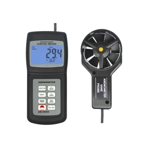 Digital Anemometer Wind Speed Tester AM 4836V for Air Velocity Air Flow Wave Height Temperature