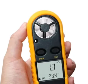 Digital Anemometer Wind Velocity Thermometer 0 30m/s