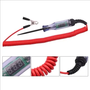 Digital Auto Circuit Tester Pen Voltmeter 2.5-32V DC LED Display Electronic Probe for Car Truck Garage Repair & Diagnostics
