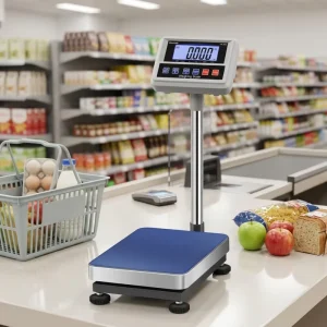 Digital Bench Scale 30x40cm to 60x80cm Sizes Stainless Steel Material LCD Display 150kg Capacity OEM ODM for Weighing