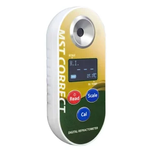 Digital Brix Meter 0.0-50.0% Scale Accurately Measures Sugar Content Food Beverages Digital Refractometer Testing